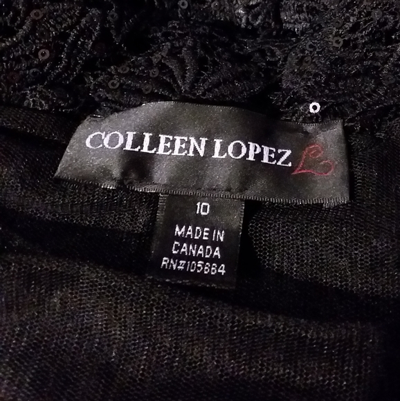 Collen Lopez Rose Lace & Sequin Jacket - Picture 7 of 7